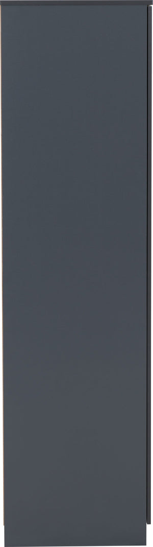 Dakota 2 Door Wardrobe - DARK GREY
