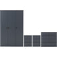 Dakota 3 Door Wardrobe Bedroom Set