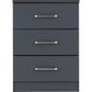 Dakota 3 Drawer Bedside