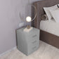 Dakota 3 Drawer Bedside