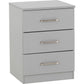 Dakota 3 Drawer Bedside