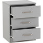 Dakota 3 Drawer Bedside