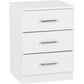 Dakota 3 Drawer Bedside