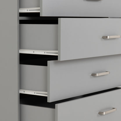 Dakota 5 Drawer Chest - LIGHT GREY
