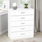 Dakota 5 Drawer Chest - WHITE
