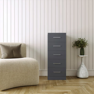 Dakota 5 Drawer Narrow Chest