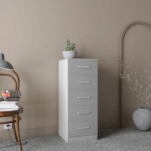 Dakota 5 Drawer Narrow Chest
