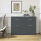 Dakota 6 Drawer Chest - Dark Grey