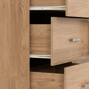 Dakota 6 Drawer Chest - OAK EFFECT