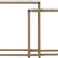 Dallas Nest of 2 Tables - MARBLE/GOLD EFFECT
