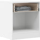 Denver 1 Drawer Bedside - White Gloss