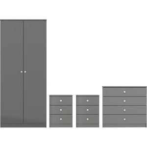 Denver 2 Door Wardrobe Bedroom Set