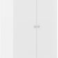 Denver 2 Door Wardrobe - WHITE GLOSS