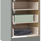 Denver 3 Drawer Bedside - Grey Gloss