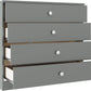 Denver 4 Drawer Chest - GREY GLOSS