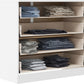 Denver 4 Drawer Chest - White Gloss