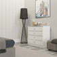 Denver 4 Drawer Chest - White Gloss
