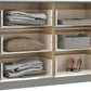 Denver 6 Drawer Chest - Grey Gloss