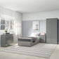 Denver 2 Door Wardrobe - GREY GLOSS
