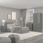 Denver 4 Drawer Chest - GREY GLOSS