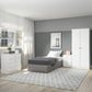 Denver 2 Door Wardrobe - WHITE GLOSS