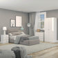 Denver 4 Drawer Chest - White Gloss
