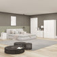 Denver 3 Door Wardrobe - GREY GLOSS