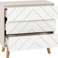 Dixie 3 Drawer Chest - DUSTY GREY/WHITE