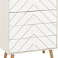 Dixie 4 Drawer Chest - Dusty Grey/White