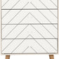 Dixie 4 Drawer Chest - Dusty Grey/White
