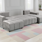 Shanghai Luxury Grey U Shape Corner Sofabed