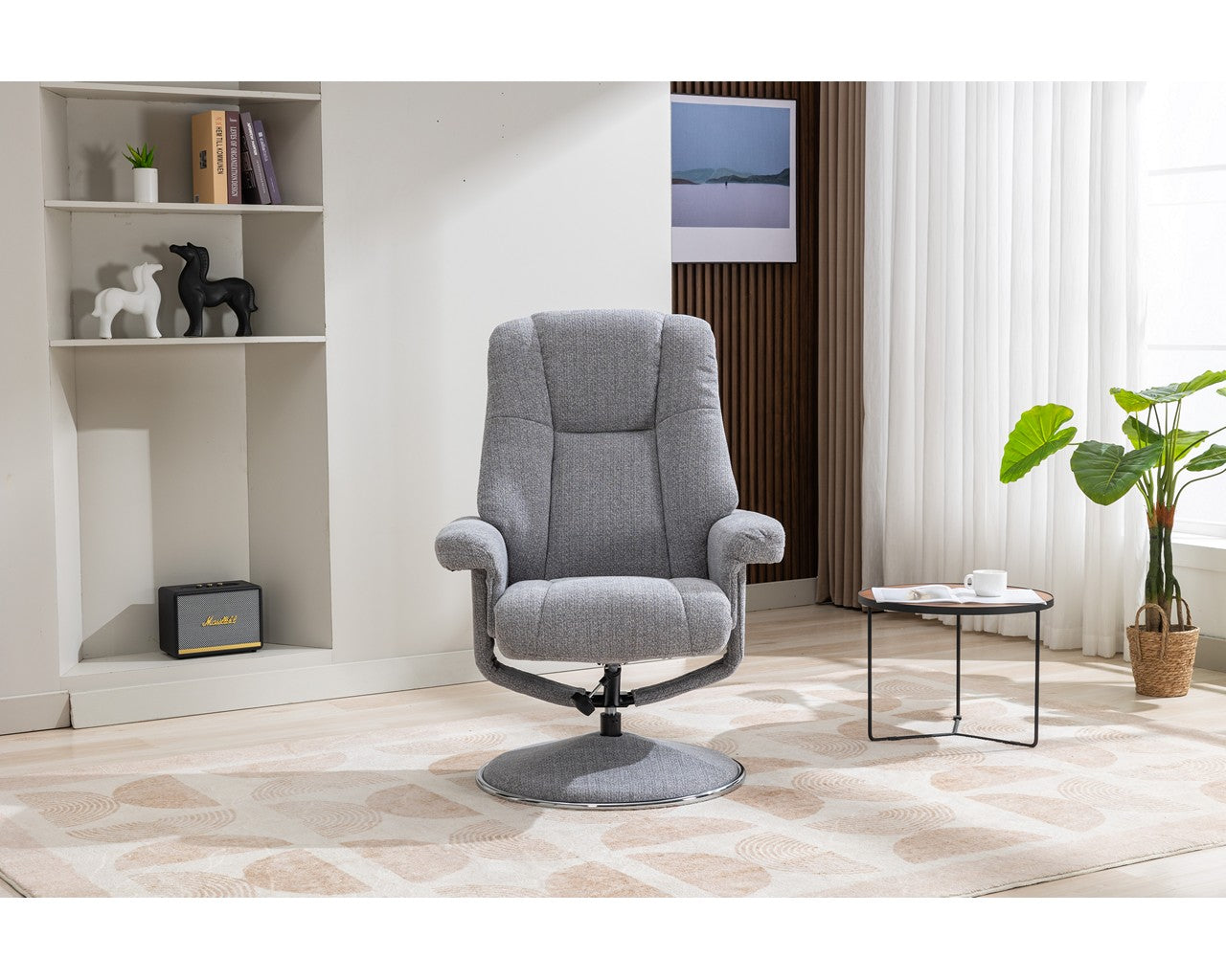Swivel Recliner Chair Collection - Denver: Chacha Dove