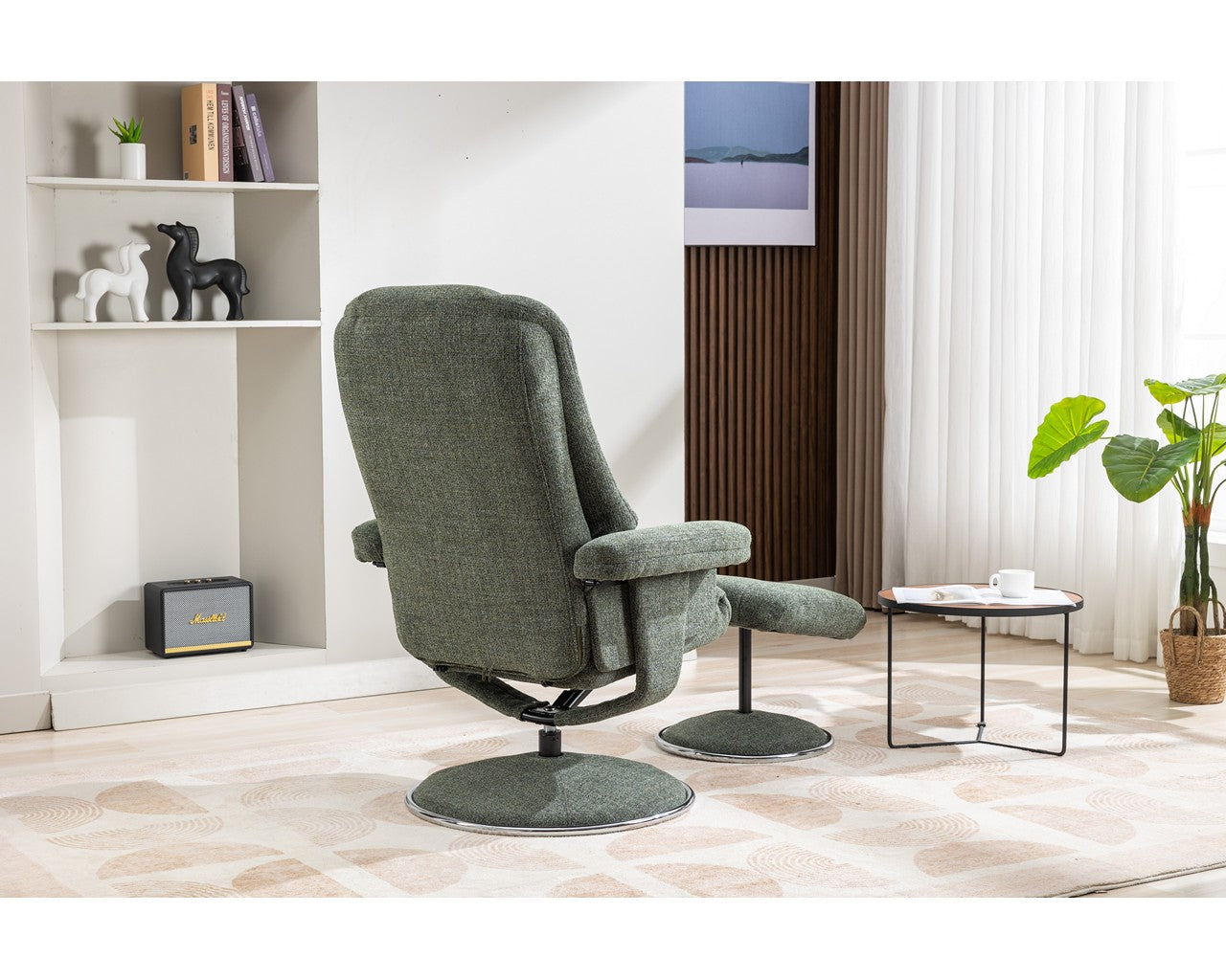 Swivel Recliner Chair Collection - Denver: Chacha Fern