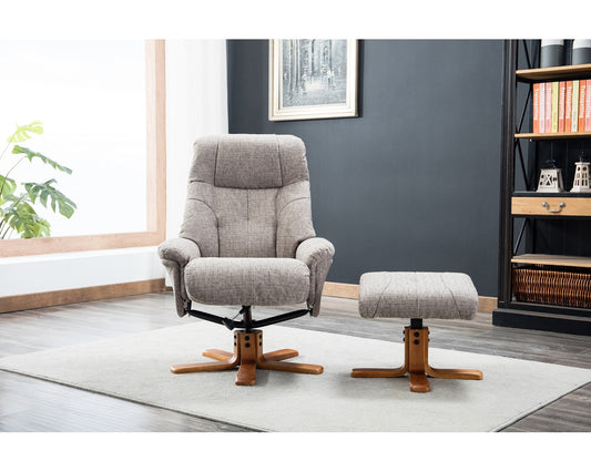 Swivel Recliner Chair Collection - Dubai: Lisbon Mocha