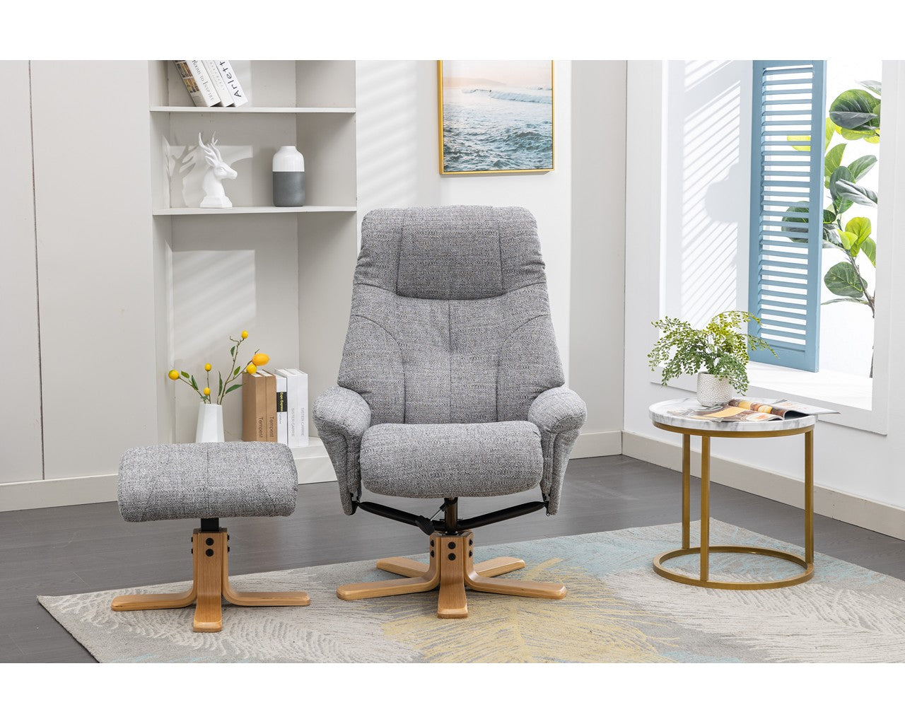 Swivel Recliner Chair Collection - Dubai: Lisbon Rock