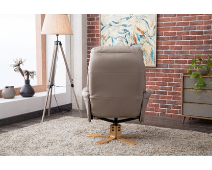 Swivel Recliner Chair Collection - Dubai: Pebble Plush