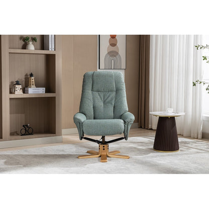 Swivel Recliner Chair Collection - Dubai: Lisbon Teal
