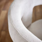 Elara Cream Chenille Upholstered  Chair