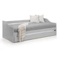 Elba 90cm Single Grey Daybed with pull-out Trundle