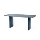 Element Rectangular Glass Table - Matt Blue