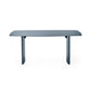 Element Rectangular Glass Table - Matt Blue