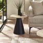 Elgon Travertine Effect Coffee and Lamp Table Set