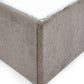 Eloise 135cm Double Grey Chenille Bed