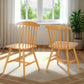 Emery Extending Dining Set (6 Chairs) - NATURAL OAK EFFECT