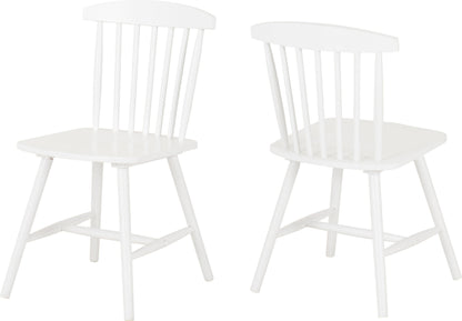 Emery Chair (Box of 2) - WHITE