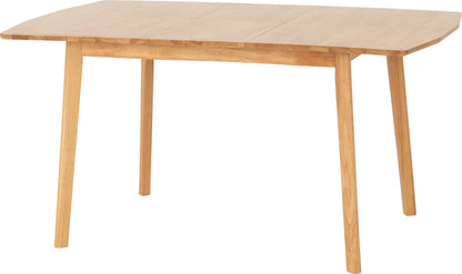Emery Extending Dining Set (6 Chairs) - NATURAL OAK EFFECT
