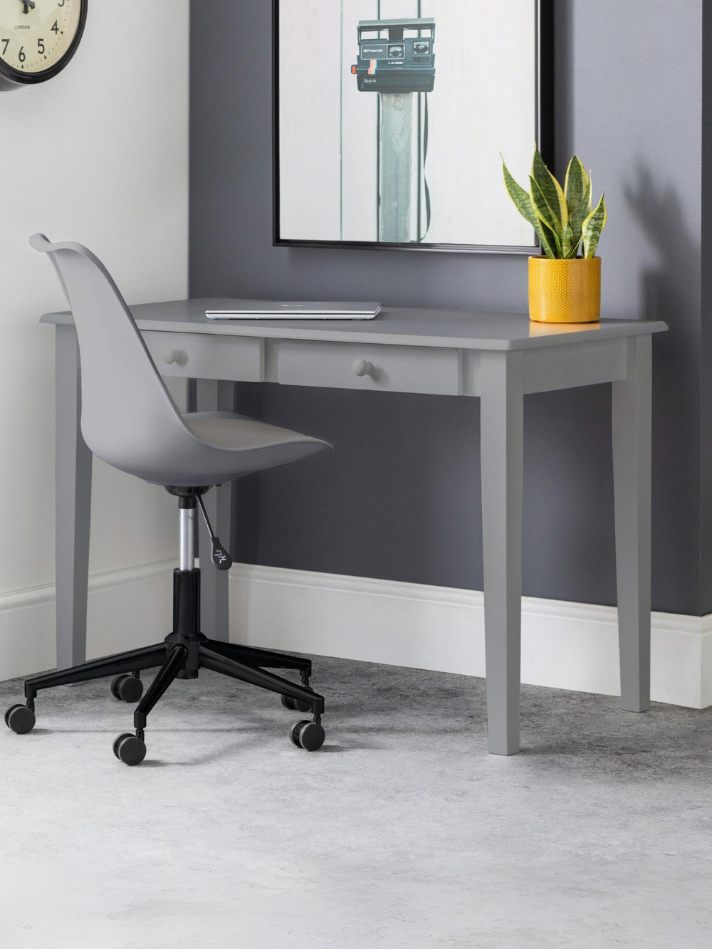 Erika Office Chair - Grey/Black