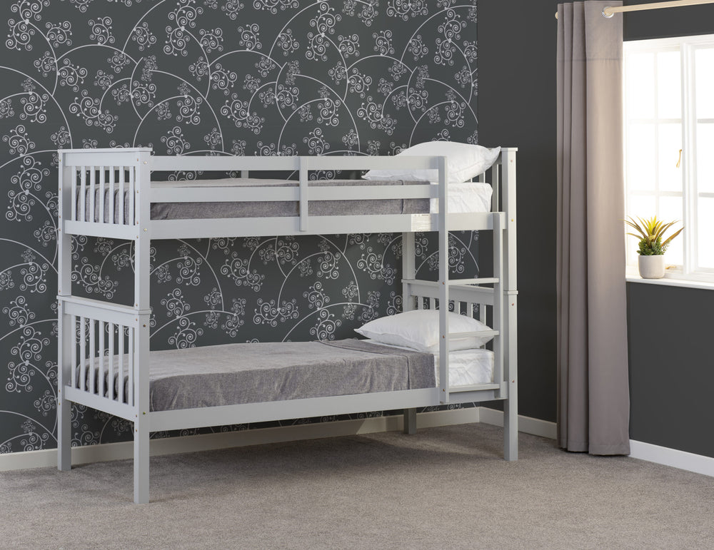 Erin 3' Bunk Bed - LIGHT GREY