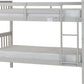 Erin 3' Bunk Bed - Light Grey
