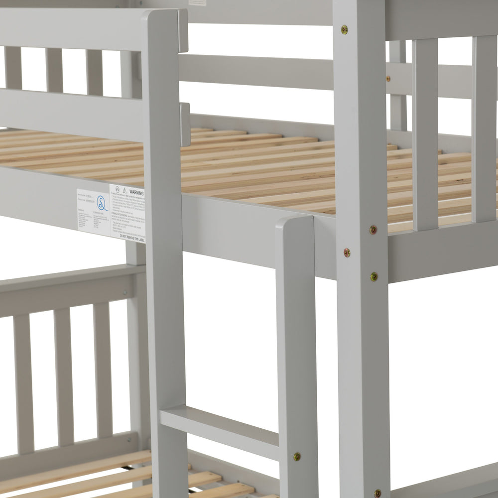 Erin 3' Bunk Bed - LIGHT GREY